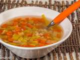 Soupe de légumes d'hiver au blé