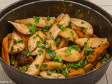 Tajine de bœuf aux poires et carottes