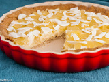 Tarte à la crème de coco et à l’ananas