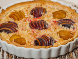 Tarte à la ricotta et aux prunes