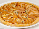 Tarte aux poires et à la fourme d’Ambert