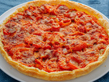 Tarte aux tomates et pesto de pistaches