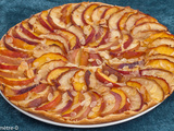 Tarte fine aux deux nectarines