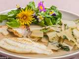 Turbot poêlé aux côtes de blettes