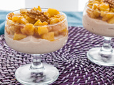 Verrine à la crème de châtaignes et aux pommes caramélisées