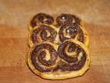 Palmiers feuilletés au Nutella ..... Ronde interblogs