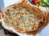 Quiche facile courgettes chèvre