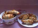 °°Minis croissants à la pâte à tartiner°°