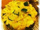 Risotto au curry et aux courgettes