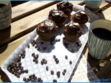 Muffins corsés cacao amer / café, pour réveils difficiles