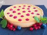 Tarte Chocolat Blanc et Framboises