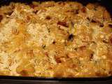 Gratin coquillettes au fromage à ralette