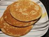 Pancakes au beurre de cacahuètes. (thermomix)