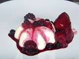 Panna cotta aux fruits rouges