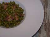 Petits pois aux lardons