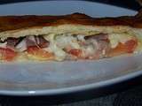 Pizza calzone avec la pâte magique 10mn