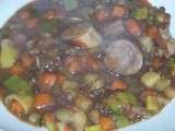 Potée de lentilles