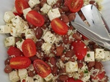 Salade de haricots - tomates - feta