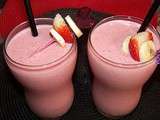 Smoothie banane-fraise