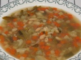 Soupe aux haricots blancs