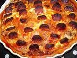 Tarte à l'oignon et au chorizo