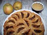 Tarte à la compote de pommes