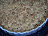 Tarte aux pommes râpées-streussel à la cannelle