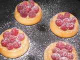 Tartelettes aux framboises