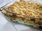 Crumble de courgettes au camembert