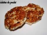 Galettes de poulet