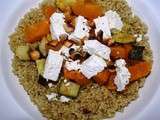 Salade de quinoa et légumes rôtis