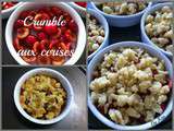 Crumble aux cerises