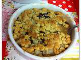 Crumble poires et chocolat