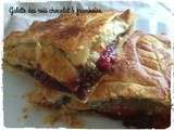 Galette des rois chocolat et framboise