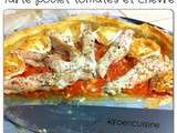 Tarte poulet tomates et chèvre