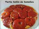 Tarte tatin de tomates