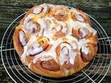 Brioche roulée de Thanksgiving au potimarron et cannelle (thérmomix)