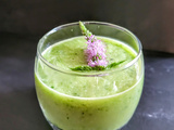 Gaspacho de concombre à la menthe