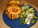 Gratin de courge patidou et ricotta