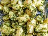 Pesto d’orties sur salade de pommes de terre #confinement 8