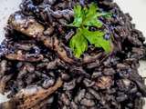 Risotto noir aux chipirons, encore entre Pays Basques et Italie