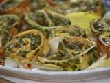 Rotolo aux haricots verts en salade