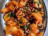 Salade betteraves, oranges, carottes