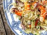 Salade de calamars et gambas