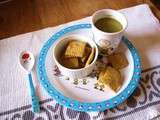 Soupe à la grimache addoucie avec crackers au petit épeautre et graines de pavot