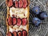 Tarte d’automne aux figues, poires, noisettes, pommes