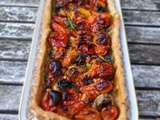 Tarte tomates aux caramélises et pesto d’orties #Confinement 34