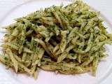 Trofie au pesto de fanes de carotte