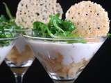 Verrine de mousse au chèvre