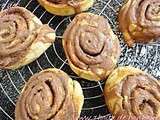 Cinnamon rolls glacage au philadelphia milka